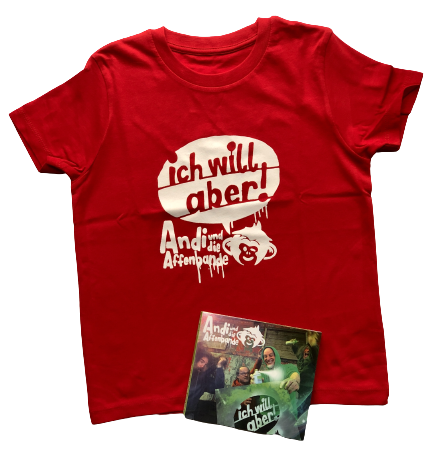 BUNDLE CD + Kinder-Shirt "Ich will aber!"